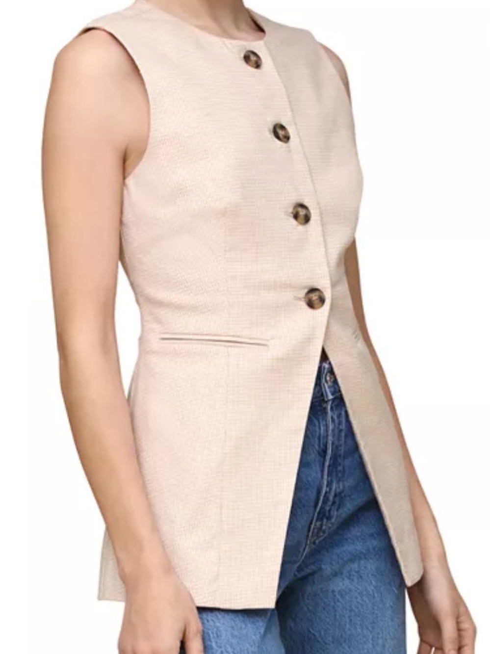 NWT Bagatelle Longline Vest Size L - Picture 3 of 9